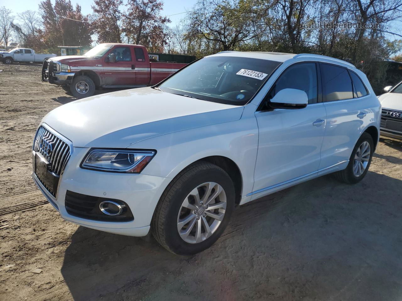 2016 Audi Q5 Premium Plus White vin: WA1L2AFP7GA092787