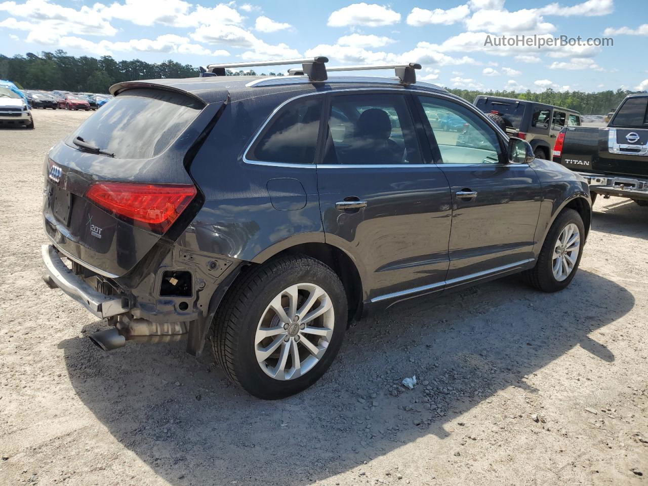 2016 Audi Q5 Premium Plus Gray vin: WA1L2AFP7GA135718