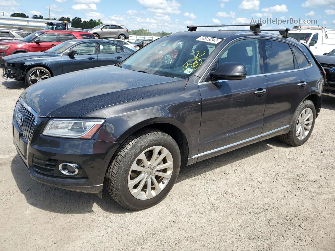 2016 Audi Q5 Premium Plus Gray vin: WA1L2AFP7GA135718