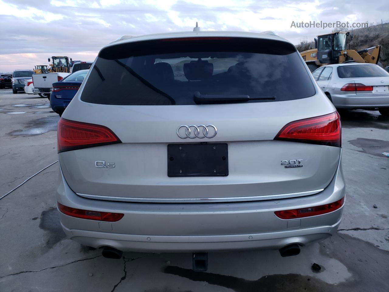 2016 Audi Q5 Premium Plus Beige vin: WA1L2AFP8GA006273