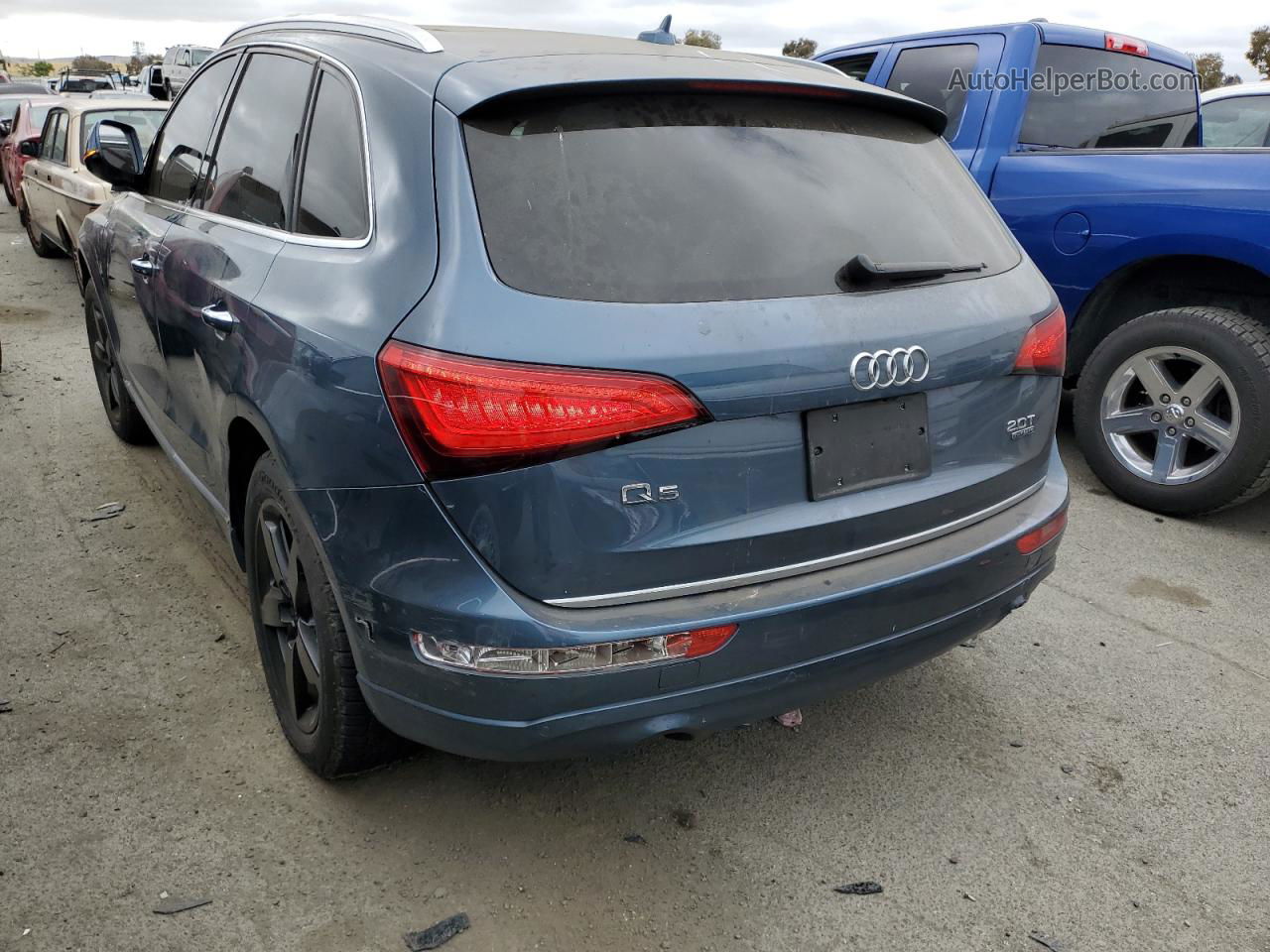 2016 Audi Q5 Premium Plus Синий vin: WA1L2AFP8GA031920