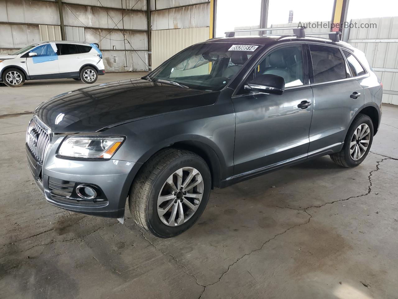 2016 Audi Q5 Premium Plus Gray vin: WA1L2AFP8GA064710