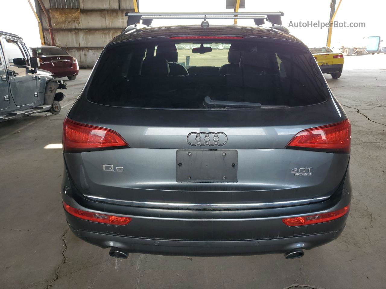 2016 Audi Q5 Premium Plus Gray vin: WA1L2AFP8GA064710