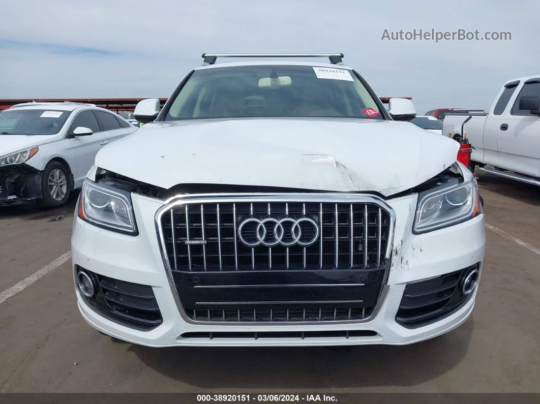 2016 Audi Q5 2.0t Premium White vin: WA1L2AFP8GA081877