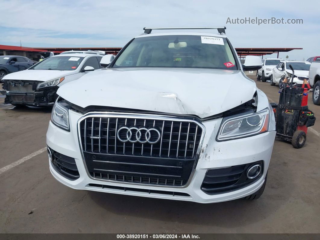 2016 Audi Q5 2.0t Premium White vin: WA1L2AFP8GA081877