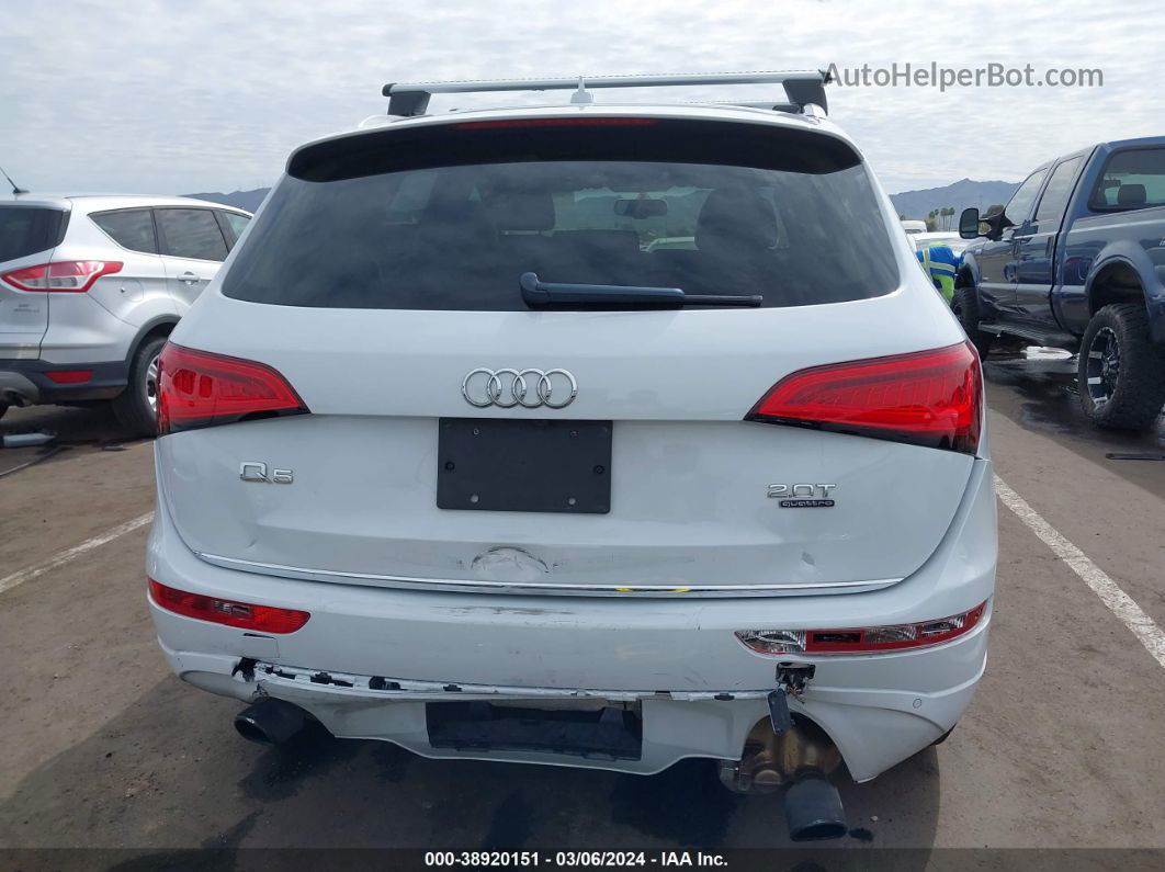 2016 Audi Q5 2.0t Premium White vin: WA1L2AFP8GA081877