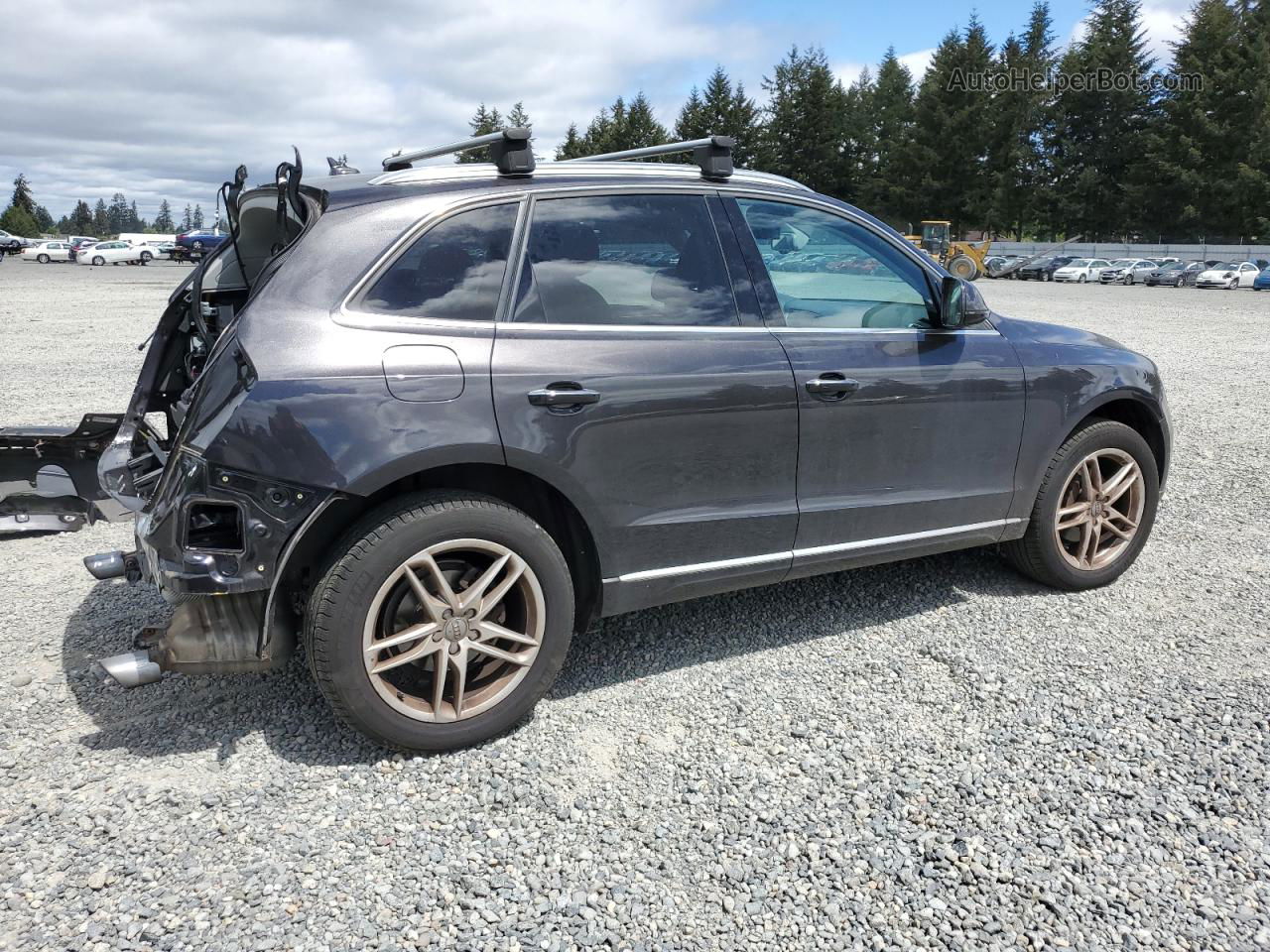 2016 Audi Q5 Premium Plus Gray vin: WA1L2AFP8GA102811