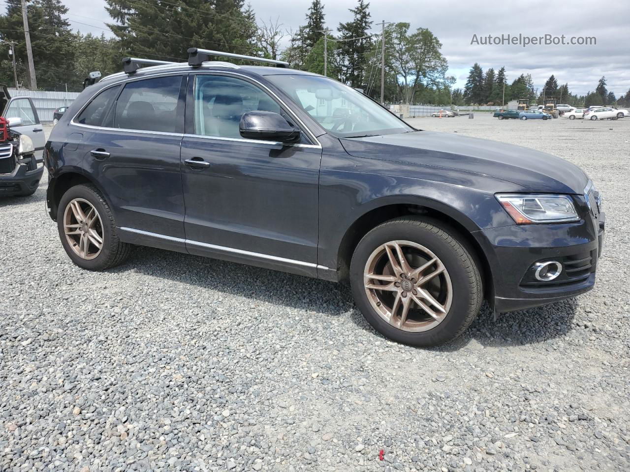 2016 Audi Q5 Premium Plus Gray vin: WA1L2AFP8GA102811