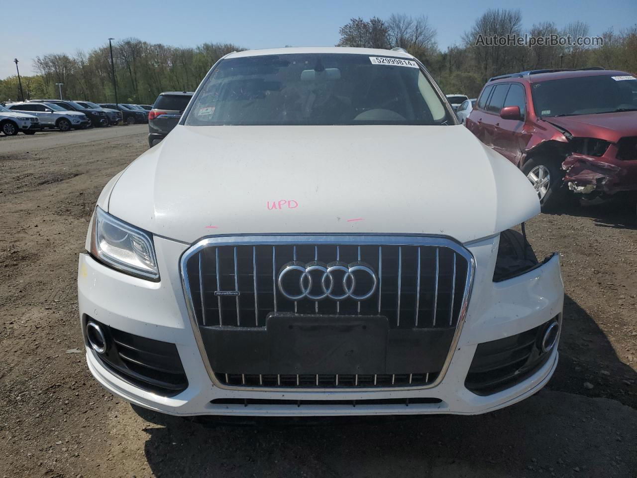 2016 Audi Q5 Premium Plus White vin: WA1L2AFP8GA122721