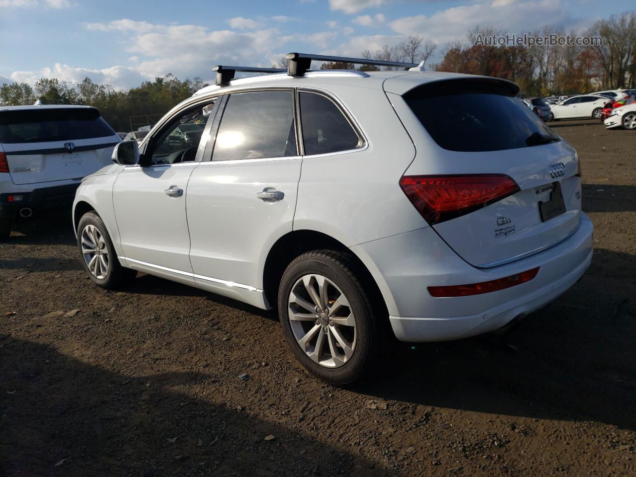 2016 Audi Q5 Premium Plus White vin: WA1L2AFP8GA130947