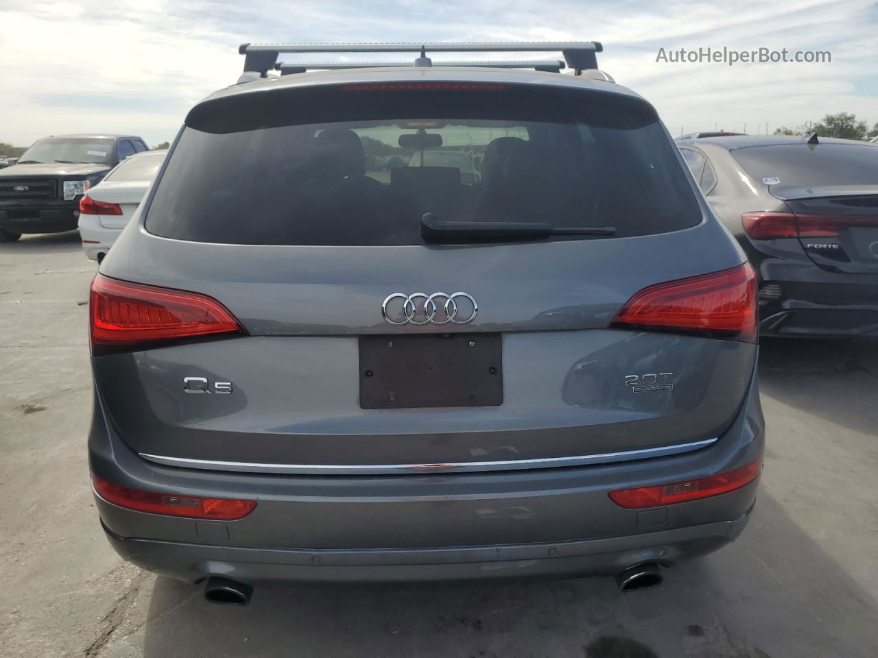 2016 Audi Q5 Premium Plus Серый vin: WA1L2AFP8GA137252