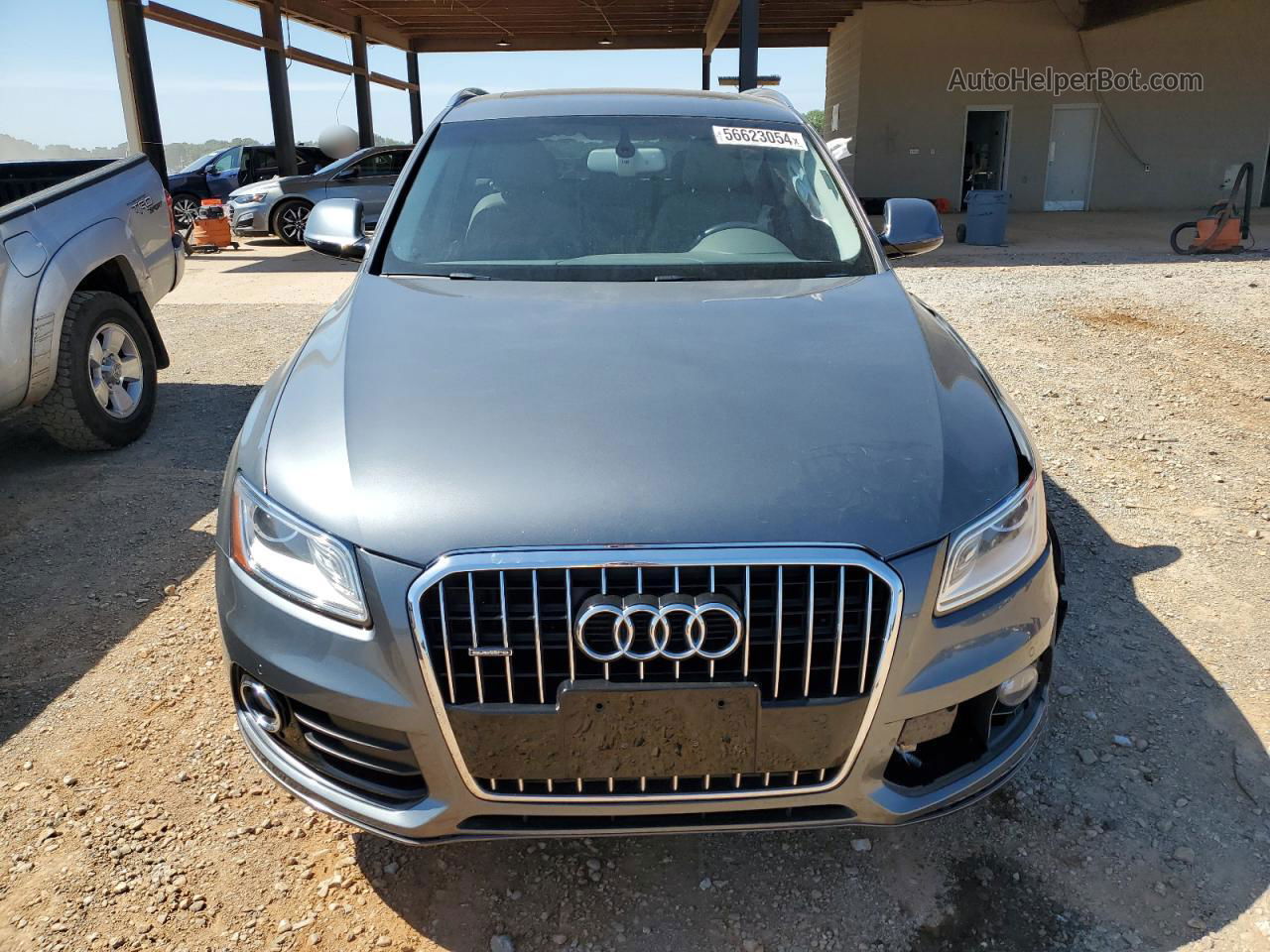 2016 Audi Q5 Premium Plus Серый vin: WA1L2AFP8GA146212