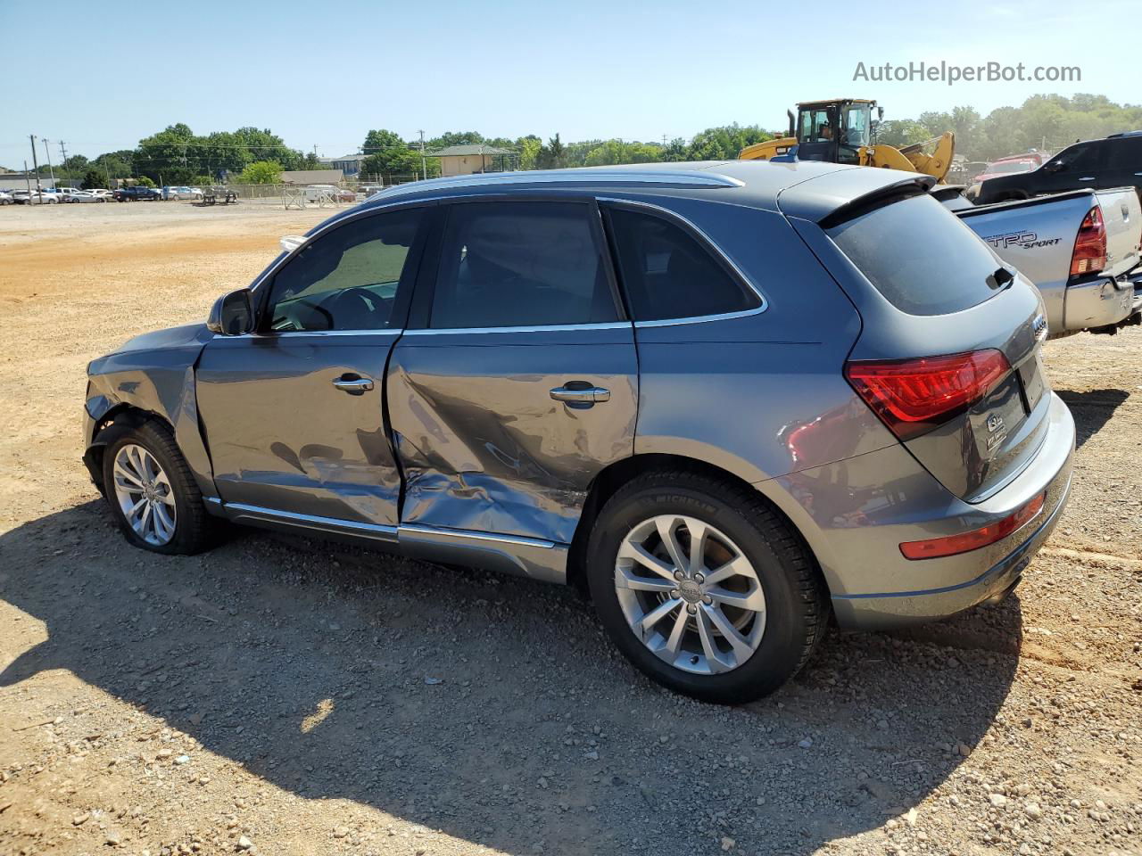 2016 Audi Q5 Premium Plus Серый vin: WA1L2AFP8GA146212