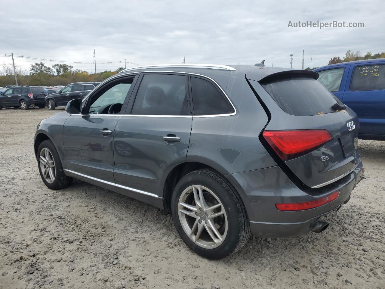 2016 Audi Q5 Premium Plus Серый vin: WA1L2AFP9GA045325