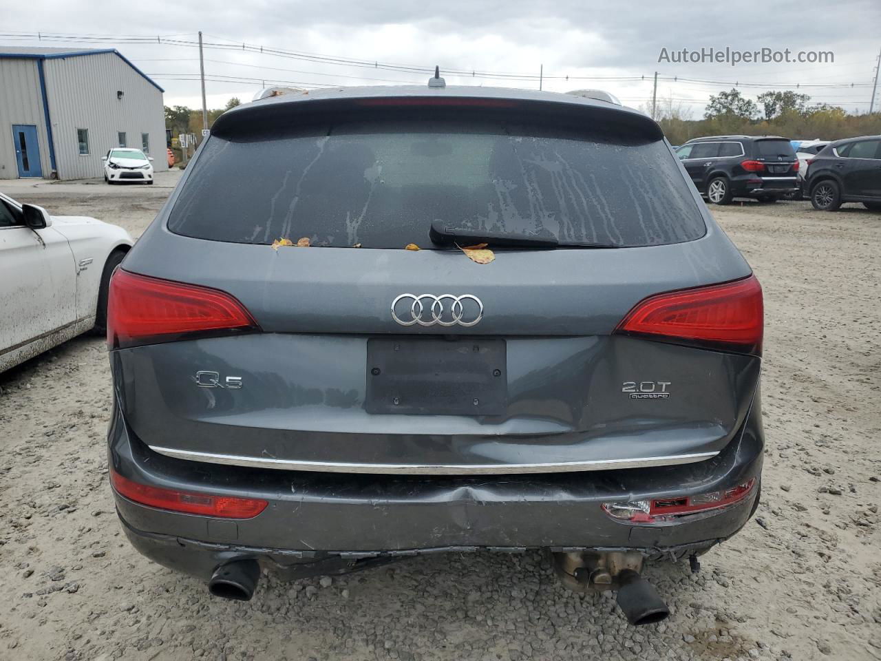 2016 Audi Q5 Premium Plus Серый vin: WA1L2AFP9GA045325