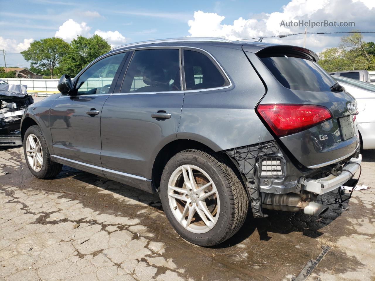 2016 Audi Q5 Premium Plus Gray vin: WA1L2AFP9GA078082