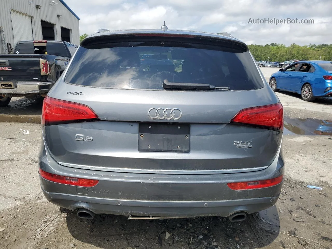 2016 Audi Q5 Premium Plus Gray vin: WA1L2AFP9GA085680