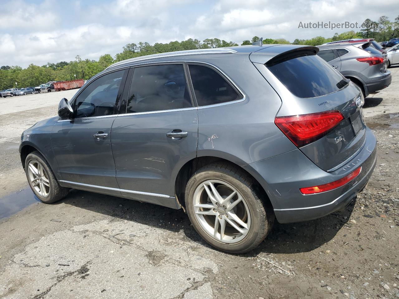 2016 Audi Q5 Premium Plus Серый vin: WA1L2AFP9GA085680