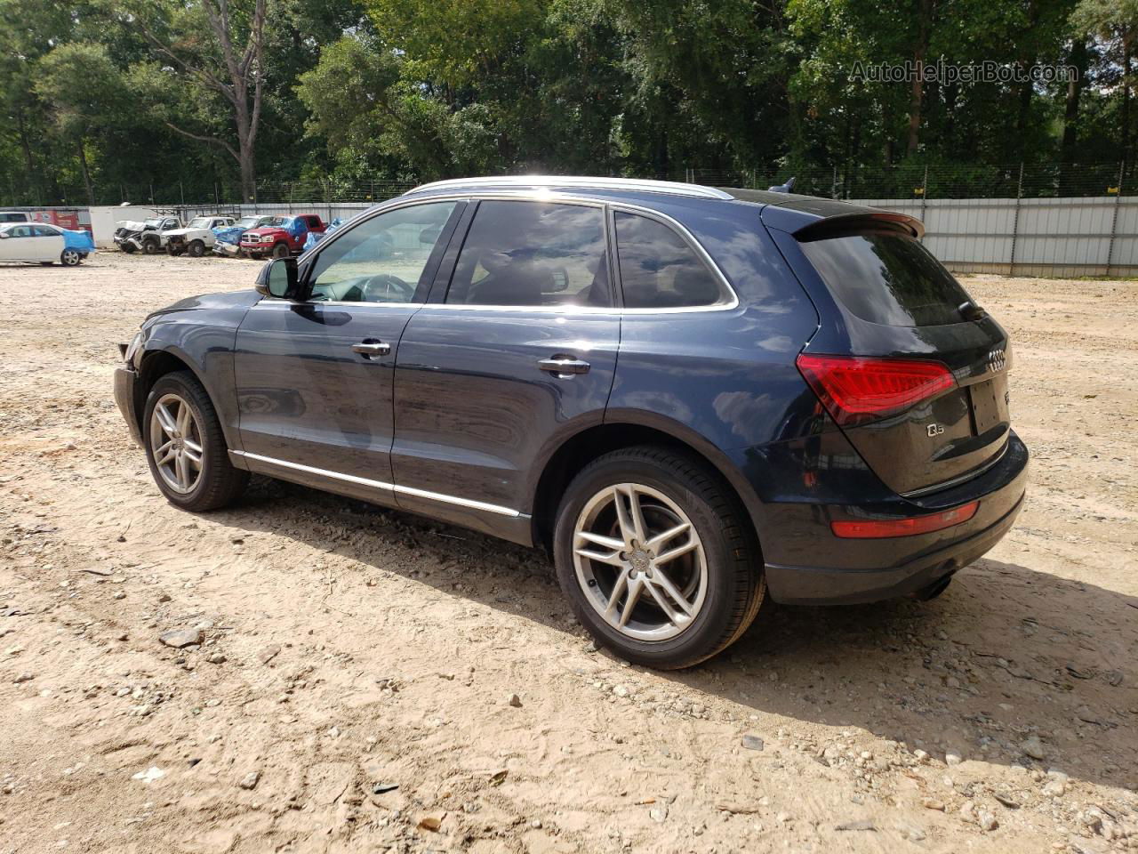 2016 Audi Q5 Premium Plus Blue vin: WA1L2AFP9GA098655