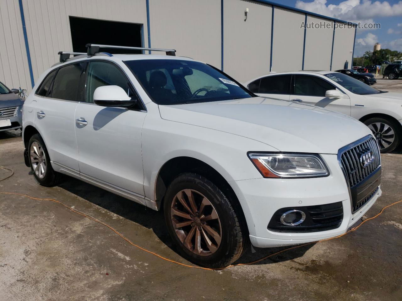 2016 Audi Q5 Premium Plus White vin: WA1L2AFP9GA123943