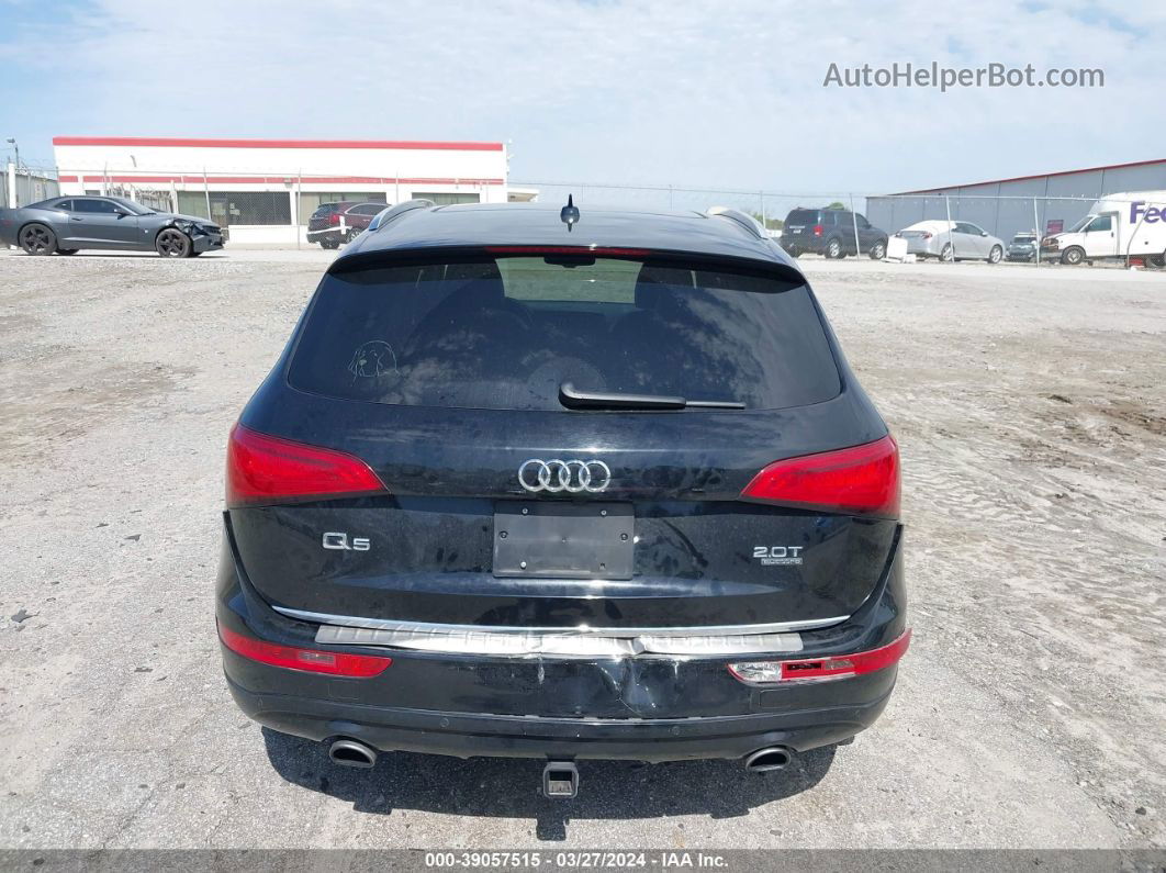 2016 Audi Q5 2.0t Premium Черный vin: WA1L2AFP9GA142167