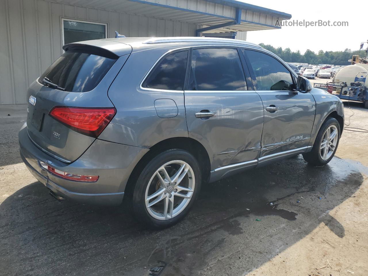 2016 Audi Q5 Premium Plus Gray vin: WA1L2AFPXGA027562