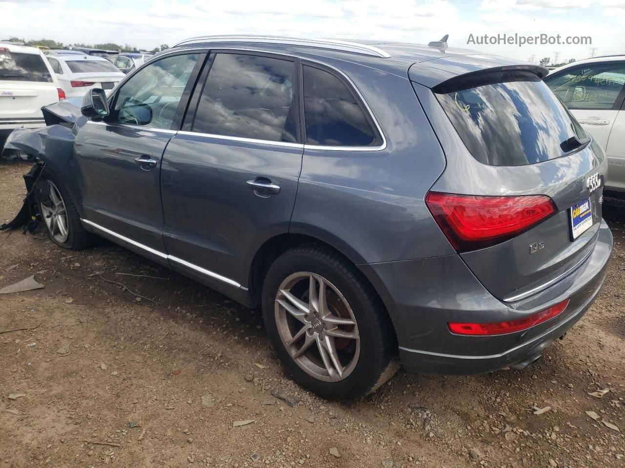 2016 Audi Q5 Premium Plus Gray vin: WA1L2AFPXGA056771