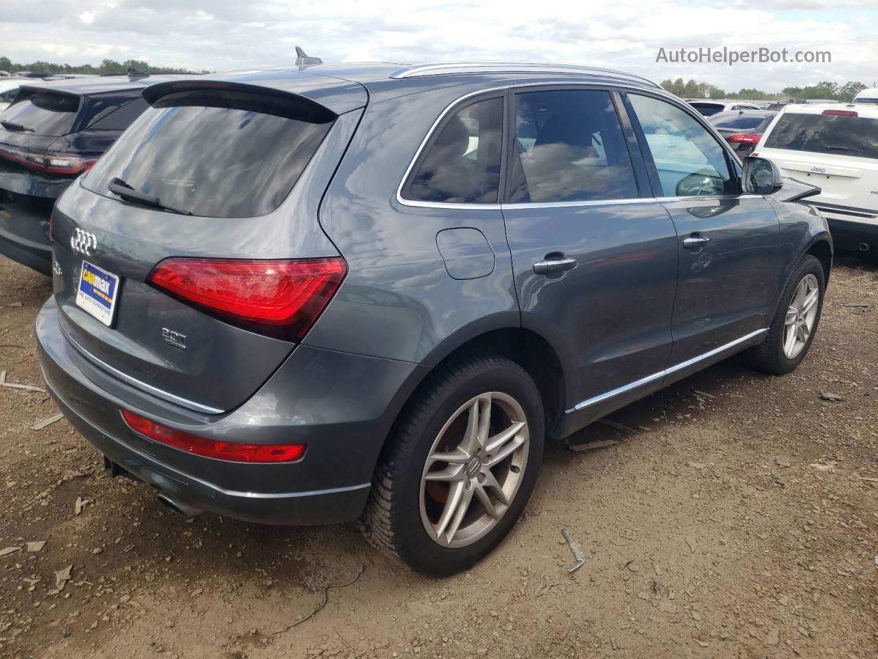 2016 Audi Q5 Premium Plus Gray vin: WA1L2AFPXGA056771