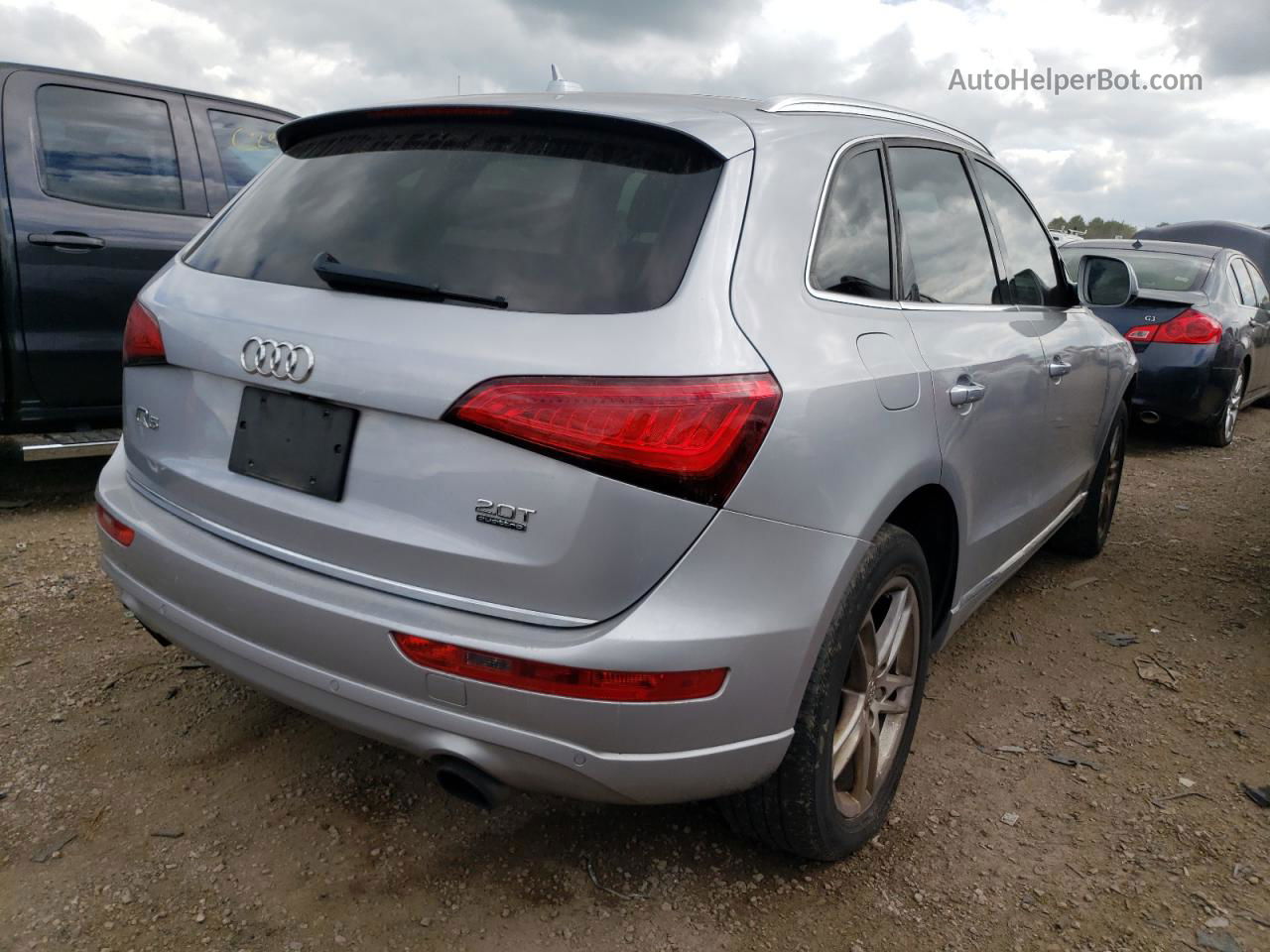 2016 Audi Q5 Premium Plus Silver vin: WA1L2AFPXGA087910