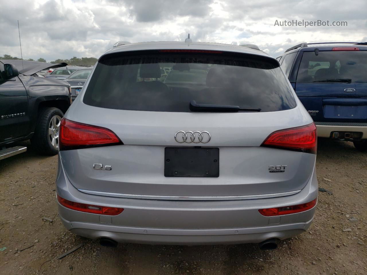 2016 Audi Q5 Premium Plus Silver vin: WA1L2AFPXGA087910