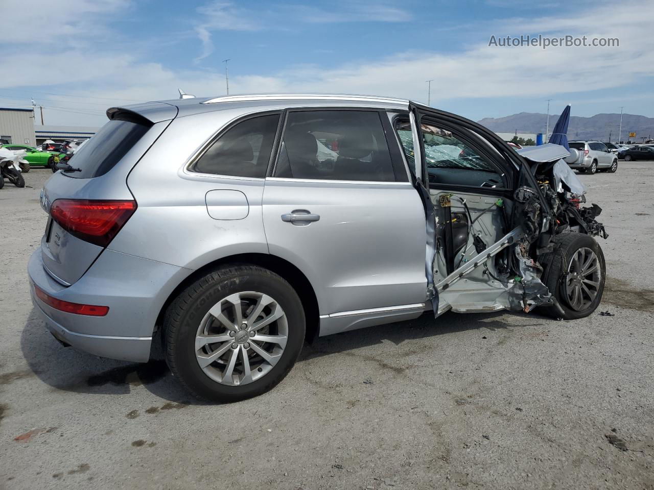 2016 Audi Q5 Premium Plus Silver vin: WA1L2AFPXGA133302