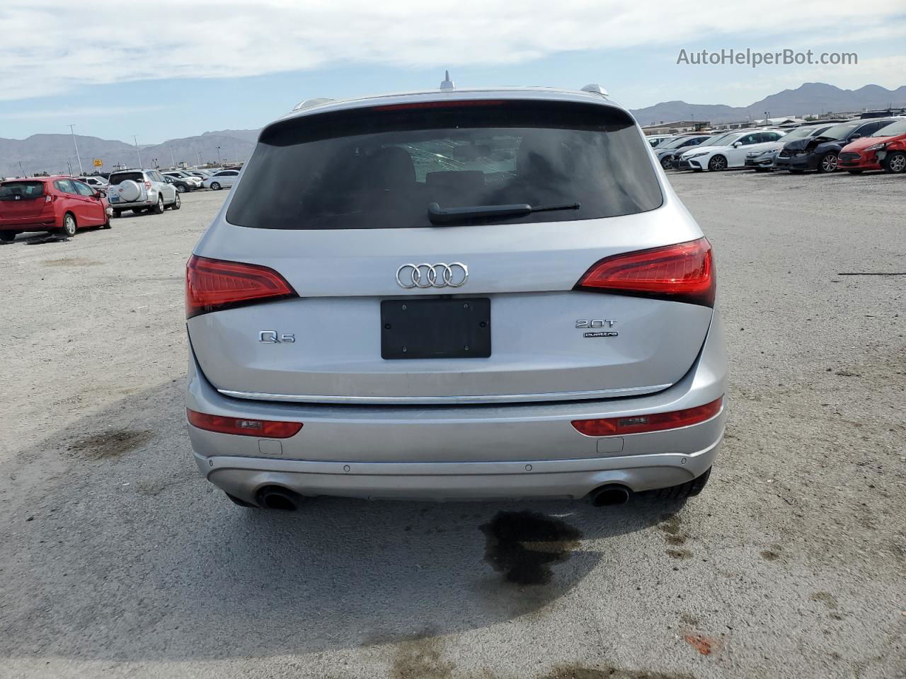 2016 Audi Q5 Premium Plus Silver vin: WA1L2AFPXGA133302