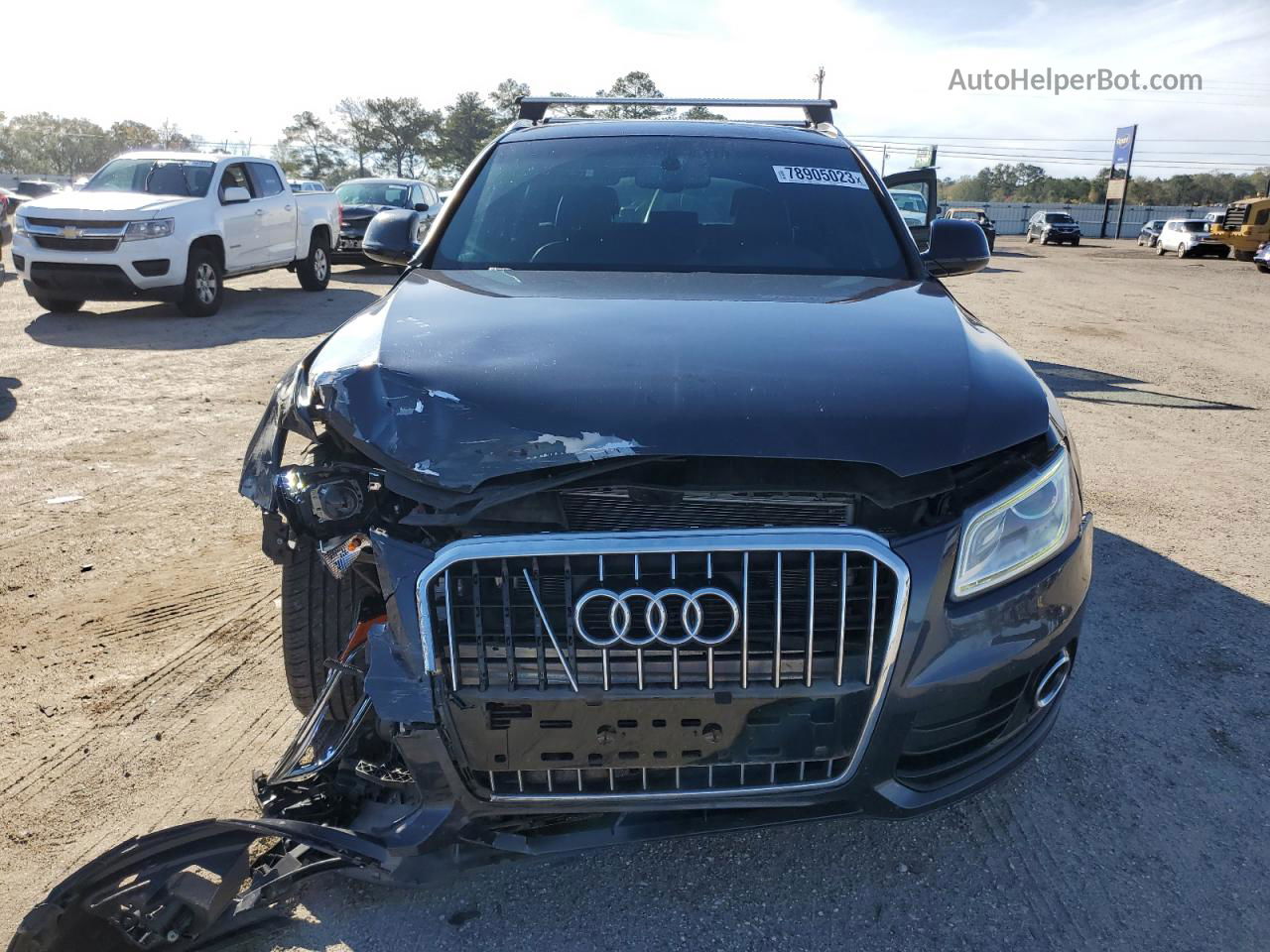 2016 Audi Q5 Premium Plus Blue vin: WA1L2BFP2GA079807