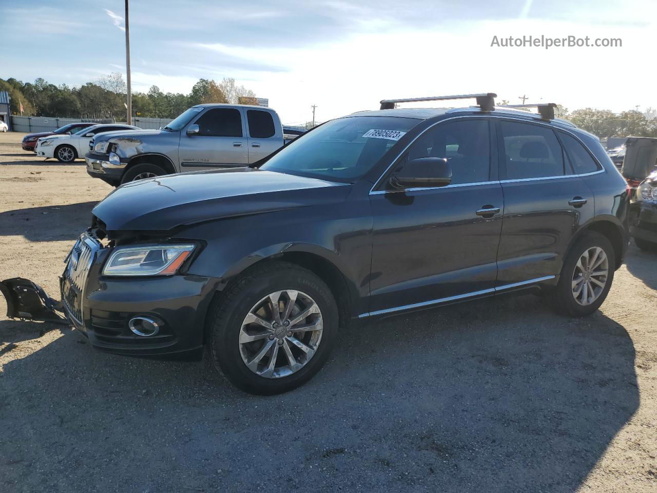 2016 Audi Q5 Premium Plus Blue vin: WA1L2BFP2GA079807