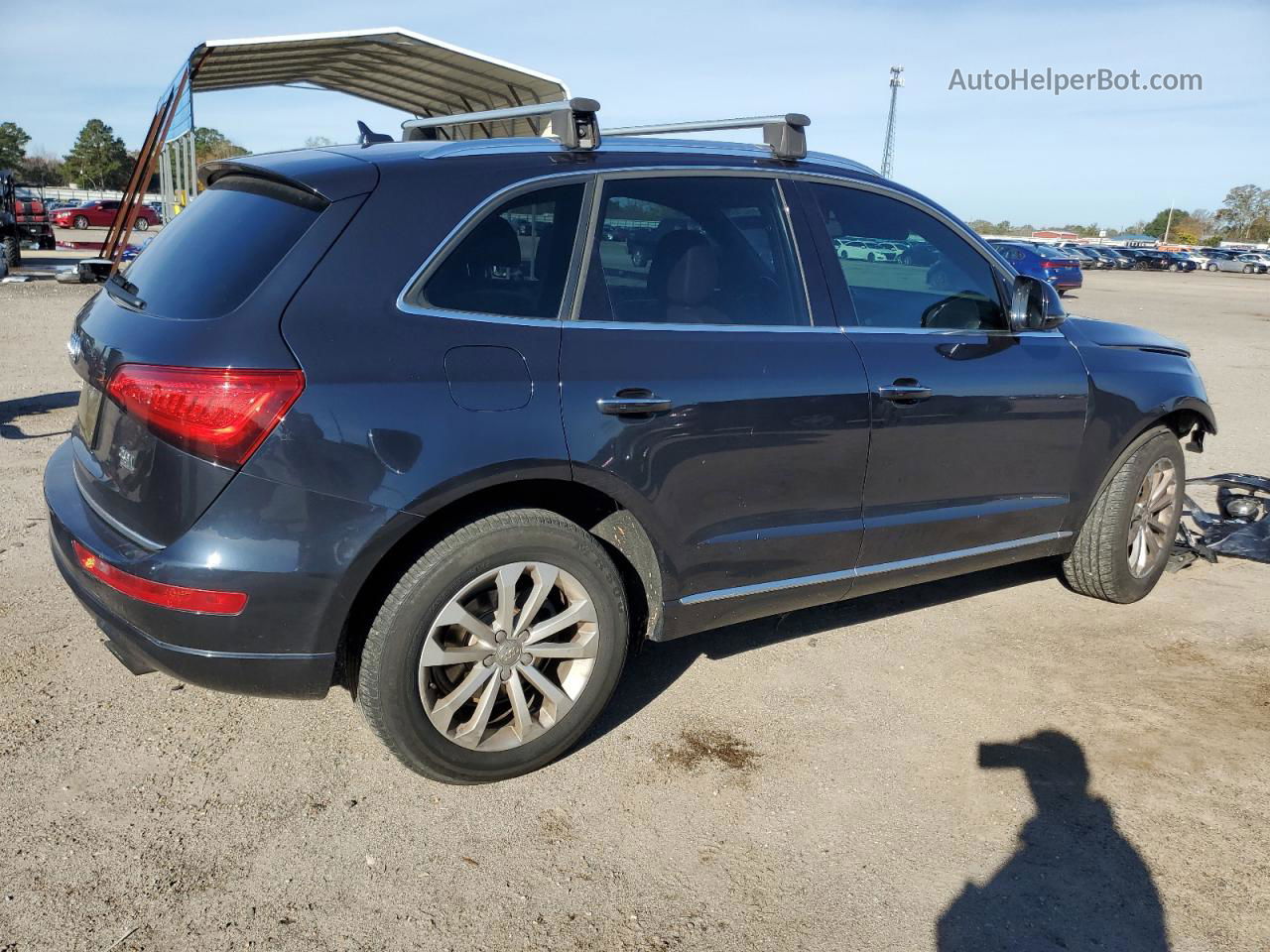 2016 Audi Q5 Premium Plus Синий vin: WA1L2BFP2GA079807