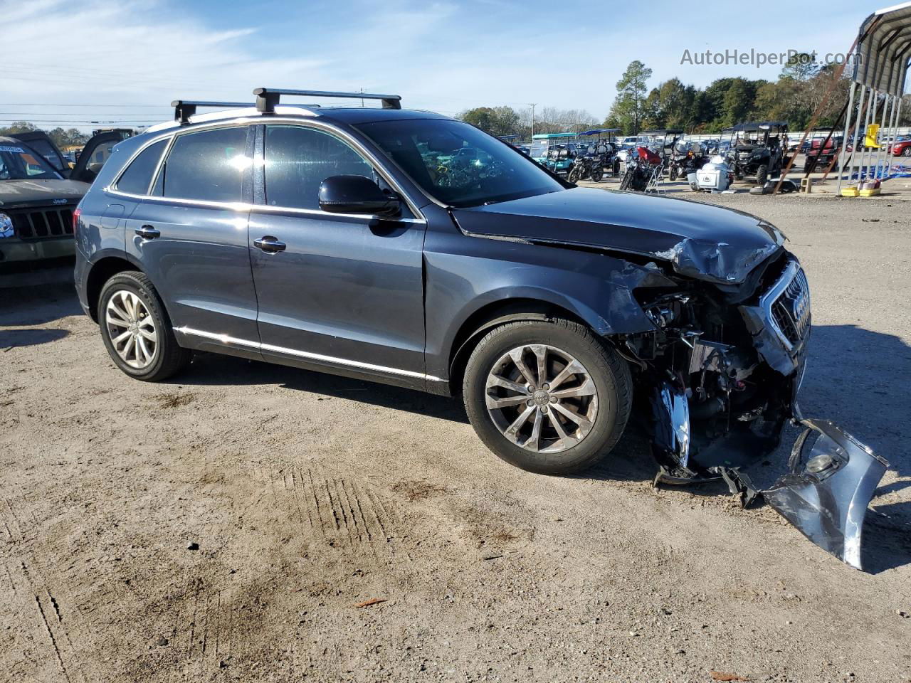 2016 Audi Q5 Premium Plus Blue vin: WA1L2BFP2GA079807