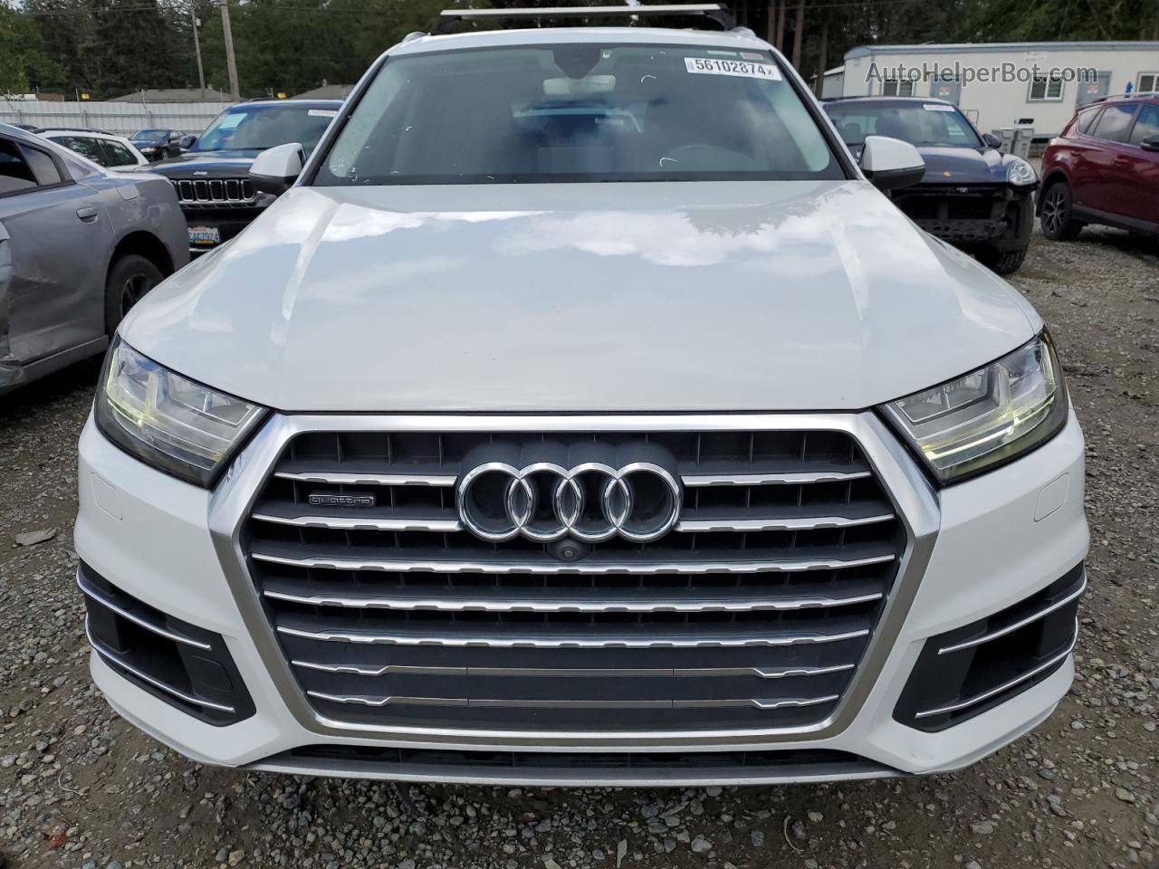 2017 Audi Q7 Premium Plus Белый vin: WA1LAAF70HD002155