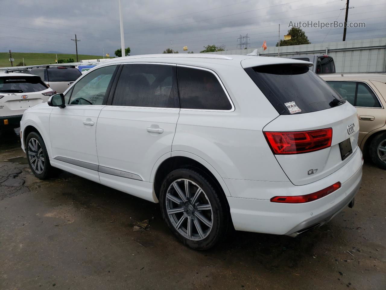 2017 Audi Q7 Premium Plus White vin: WA1LAAF70HD023023