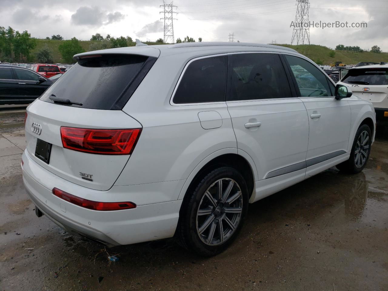 2017 Audi Q7 Premium Plus White vin: WA1LAAF70HD023023