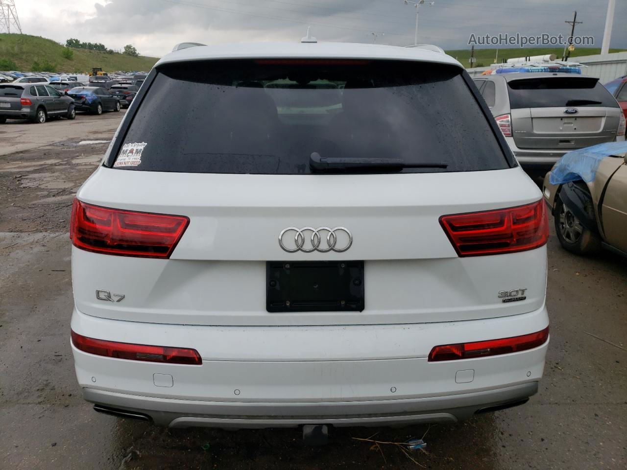 2017 Audi Q7 Premium Plus White vin: WA1LAAF70HD023023