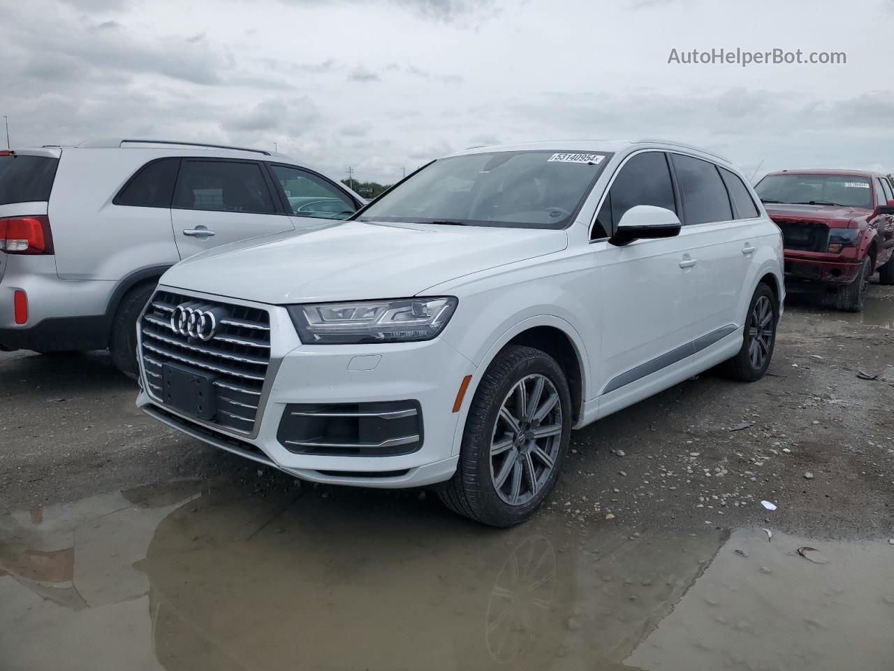 2017 Audi Q7 Premium Plus White vin: WA1LAAF70HD031896