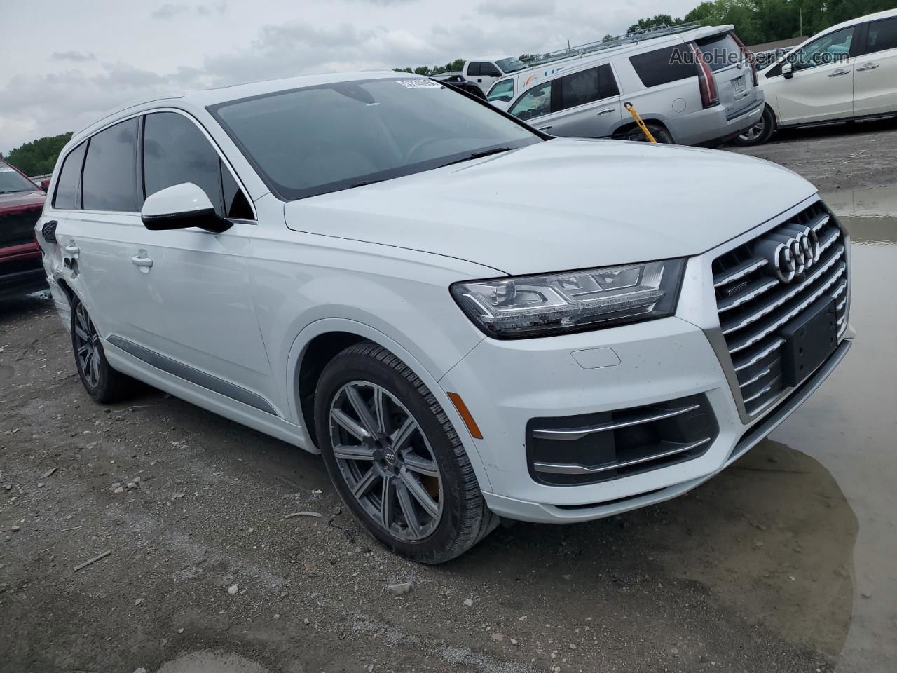 2017 Audi Q7 Premium Plus White vin: WA1LAAF70HD031896