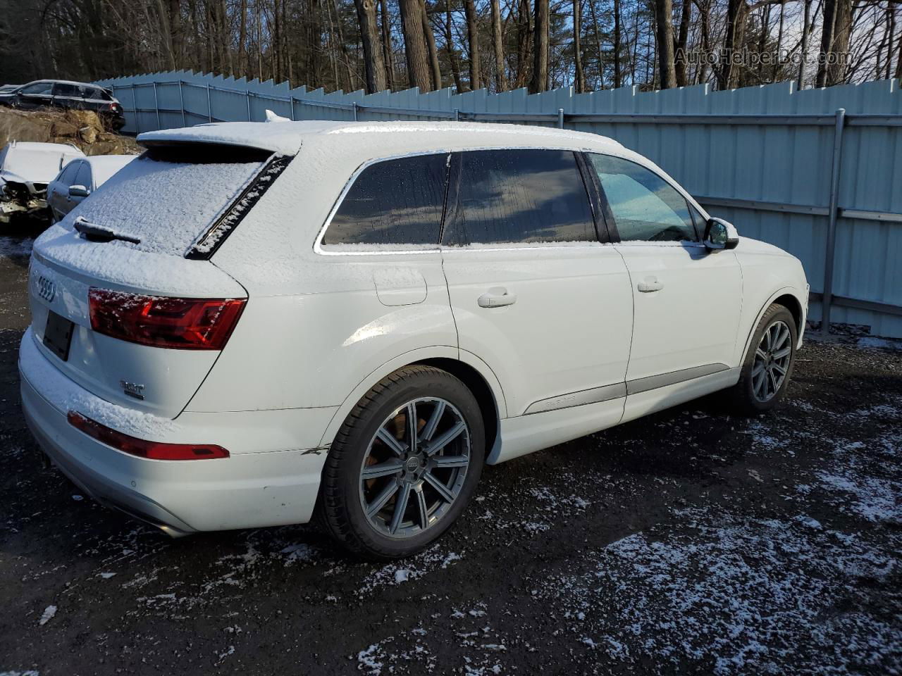 2017 Audi Q7 Premium Plus White vin: WA1LAAF71HD002116