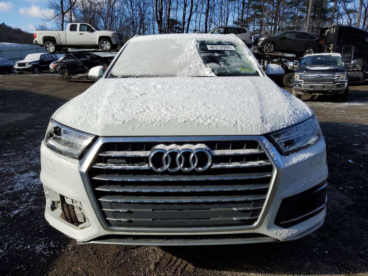 2017 Audi Q7 Premium Plus White vin: WA1LAAF71HD002116