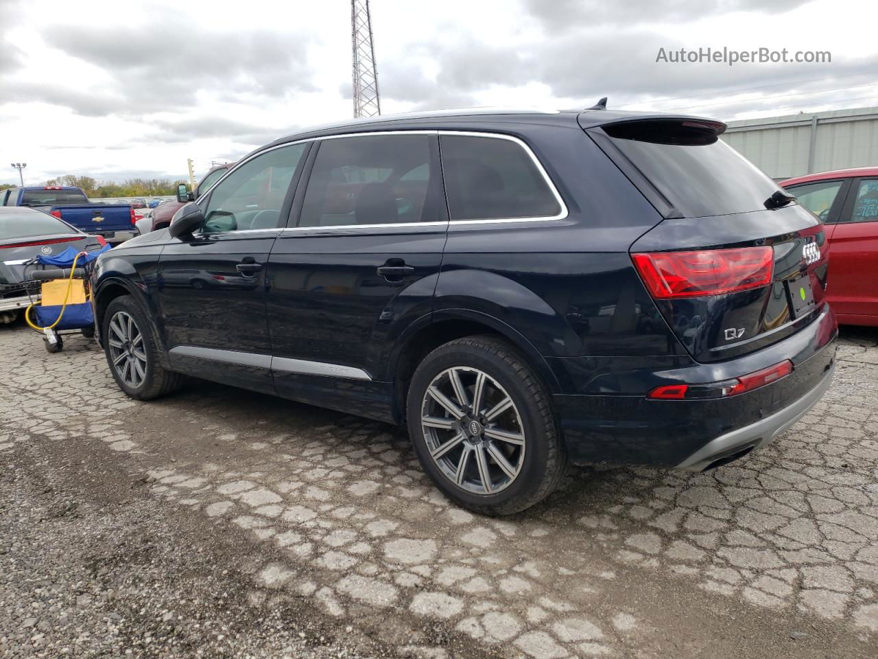 2017 Audi Q7 Premium Plus Blue vin: WA1LAAF71HD007333