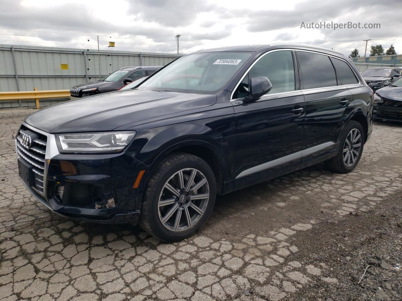 2017 Audi Q7 Premium Plus Blue vin: WA1LAAF71HD007333