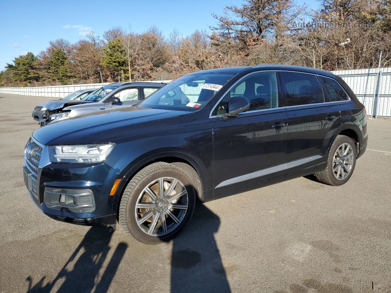 2017 Audi Q7 Premium Plus Blue vin: WA1LAAF71HD008398