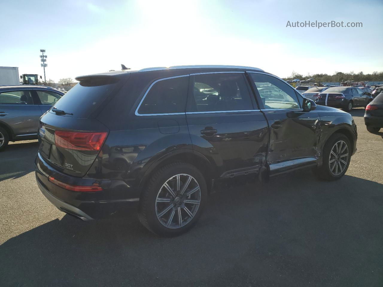 2017 Audi Q7 Premium Plus Blue vin: WA1LAAF71HD008398