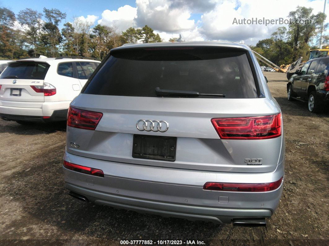 2017 Audi Q7 Premium Plus Silver vin: WA1LAAF71HD009793