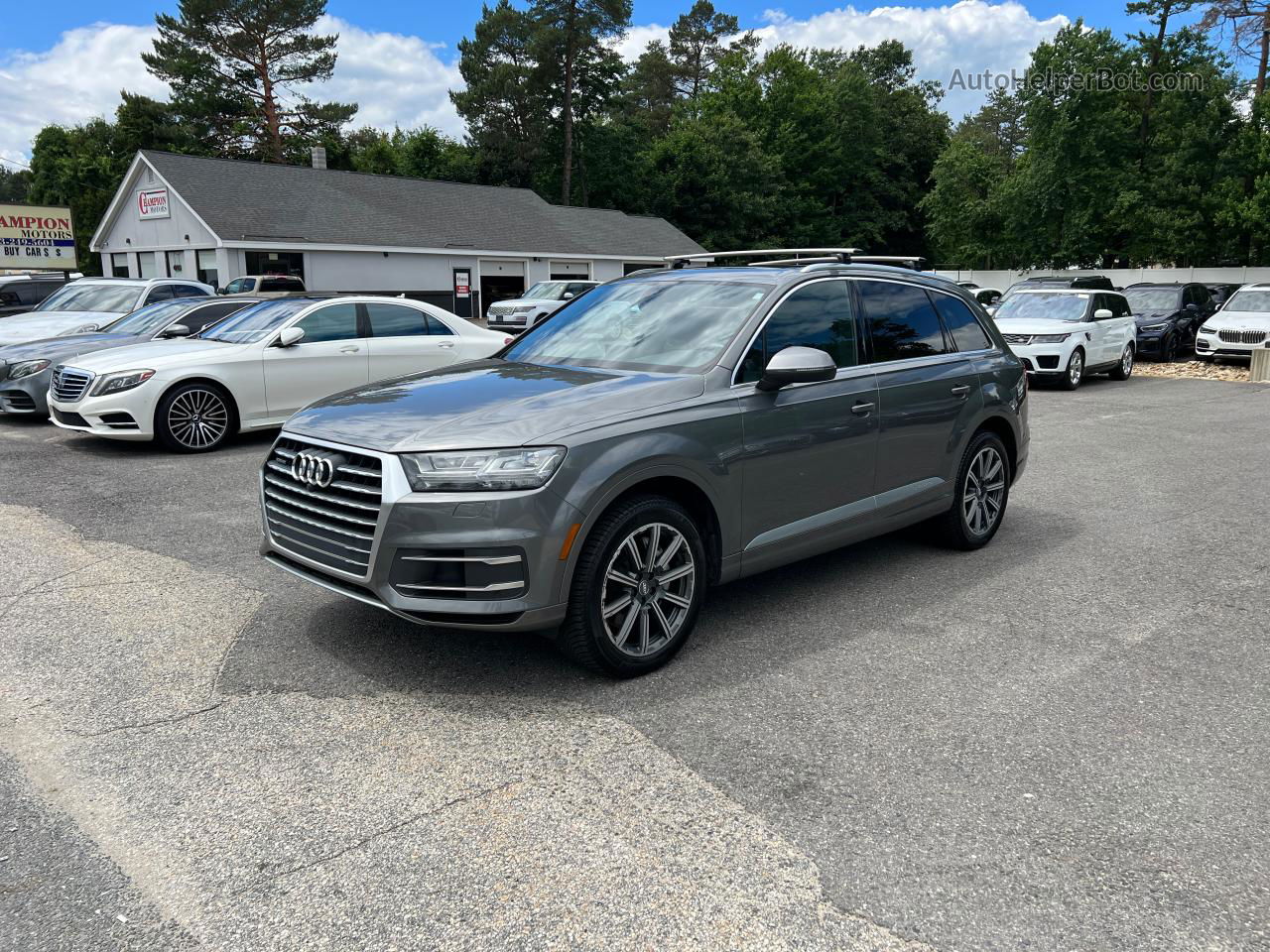 2017 Audi Q7 Premium Plus Серый vin: WA1LAAF71HD017022